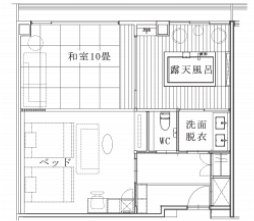 雅の間取り図